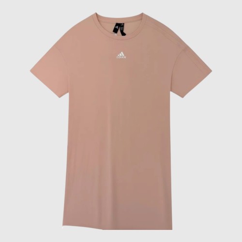 Adidas Women Pink Oversized T-Shirt Dress – Minimal Sportswear Style / Pre-Owned